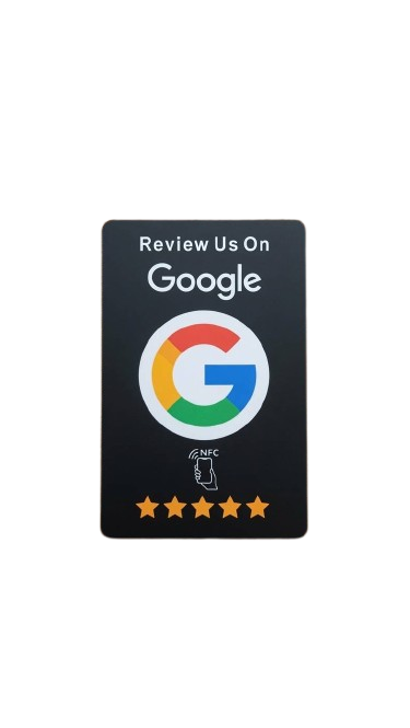 Štandardná karta — NFC Google Review kartička od AlmiBoost